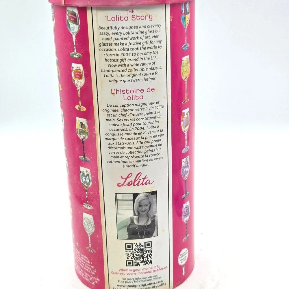Lolita Handpainted Wine Glass‎ 15 oz My Beautiful Bridesmaid BRAND NEW